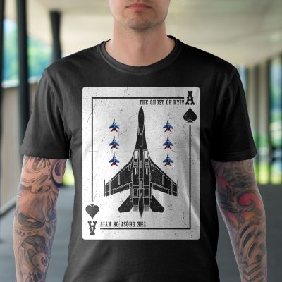 Alternative view of The Ghost Of Kyiv T-Shirt - I Stand With Ukraine Shirt