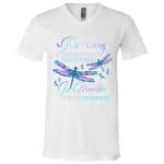 3VT. Suicide It's Okay If The Only Thing, White, V-Neck T-Shirt
