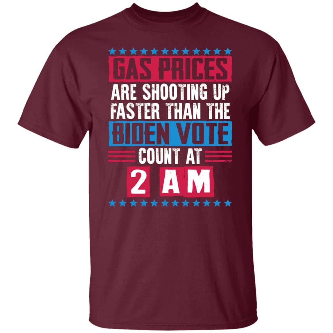 Gas Prices Are Shooting, Maroon, Unisex T-Shirt