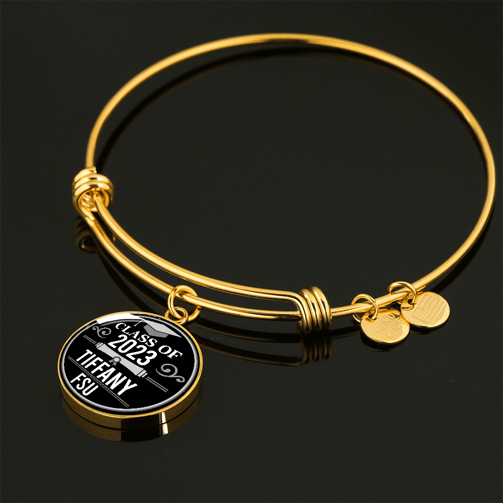 Personalized Year Graduation Class Of Circle Pendant Necklace - Graduation Gifts