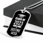 Personalized Year Graduation Class Of Dog Tag Pendant Necklace - Graduation Gifts Personalized Year Graduation Class Of Dog Tag Pendant Necklace - Graduation Gifts