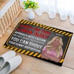 2O. Woman Alert (Sample Design) Doormat mockup 2