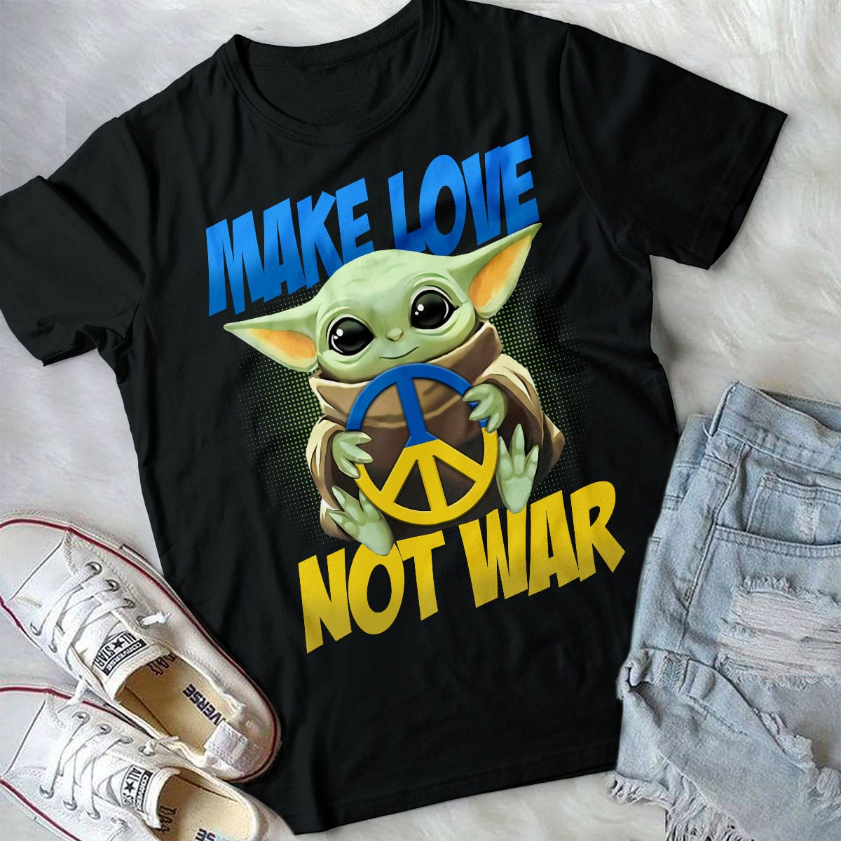 5VT. Yoda Make Love Not War shirt mk2