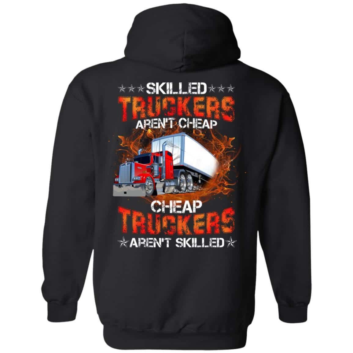 Skilled Truckers 4, Black, Hoodie
