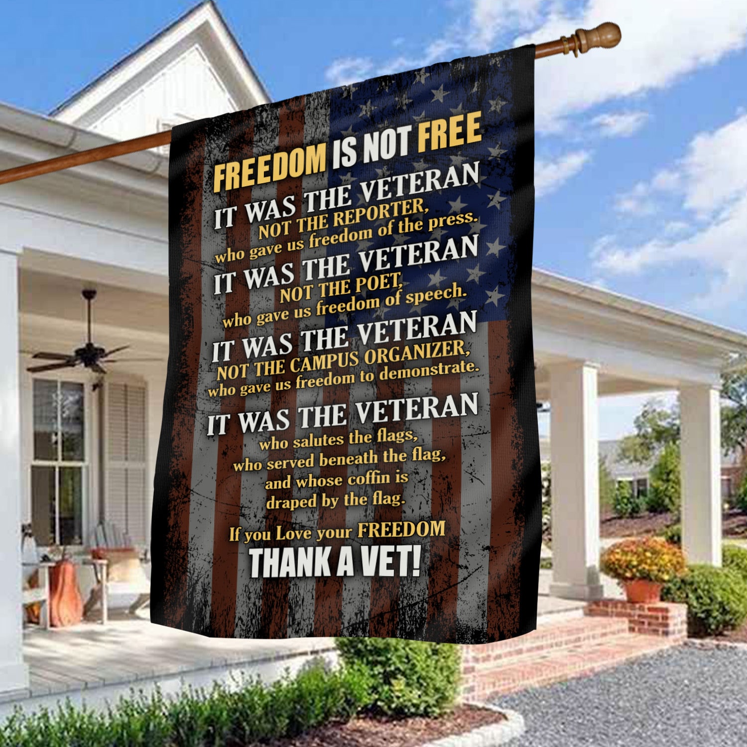 30x40 (Side 1) House Flag Mockup 3