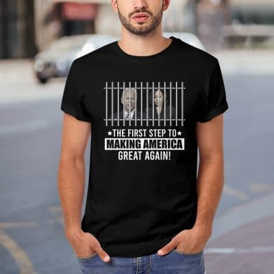 Alternative view of The First Step to Making America Great Again Anti Biden Kamala T-Shirt