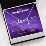 To My Beautiful Soulmate Meeting You Was Fate Love You Forever and Always Scripted Love Necklace - Birthday Gift To My Beautiful Soulmate Meeting You Was Fate Love You Forever and Always Scripted Love Necklace - Birthday Gift