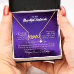 To My Beautiful Soulmate Meeting You Was Fate Love You Forever and Always Scripted Love Necklace - Birthday Gift To My Beautiful Soulmate Meeting You Was Fate Love You Forever and Always Scripted Love Necklace - Birthday Gift