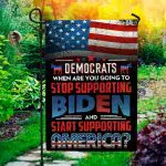 1O. Stop Supporting Biden (30x40) Garden Flag Mockup 1