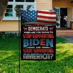 1O. Stop Supporting Biden (30x40) Garden Flag Mockup 3