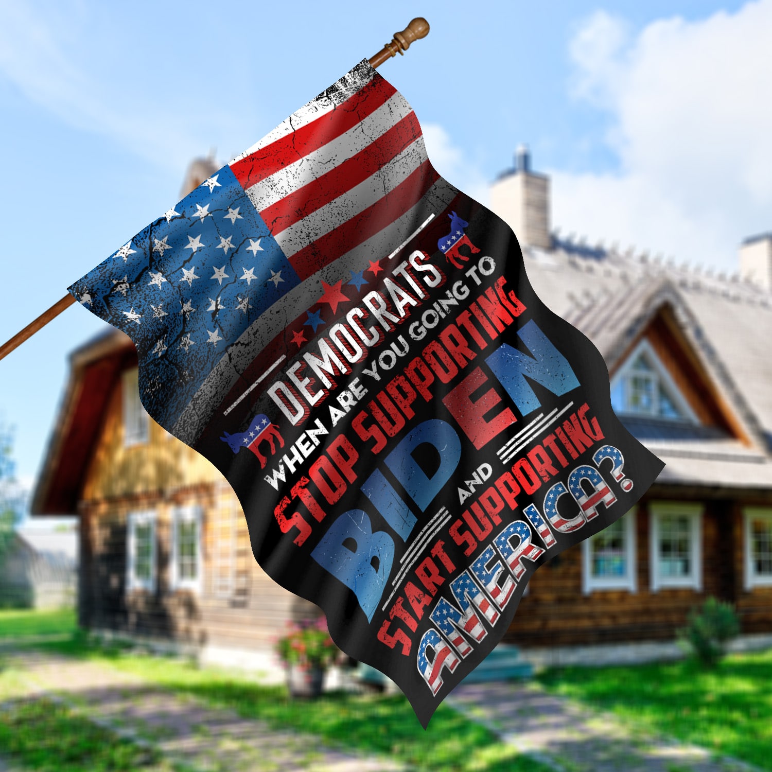 1O. Stop Supporting Biden (30x40) House Flag Mockup 5