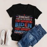 1O. Stop Supporting Biden-4. 2D V-neck Tshirt Flatlay (1)