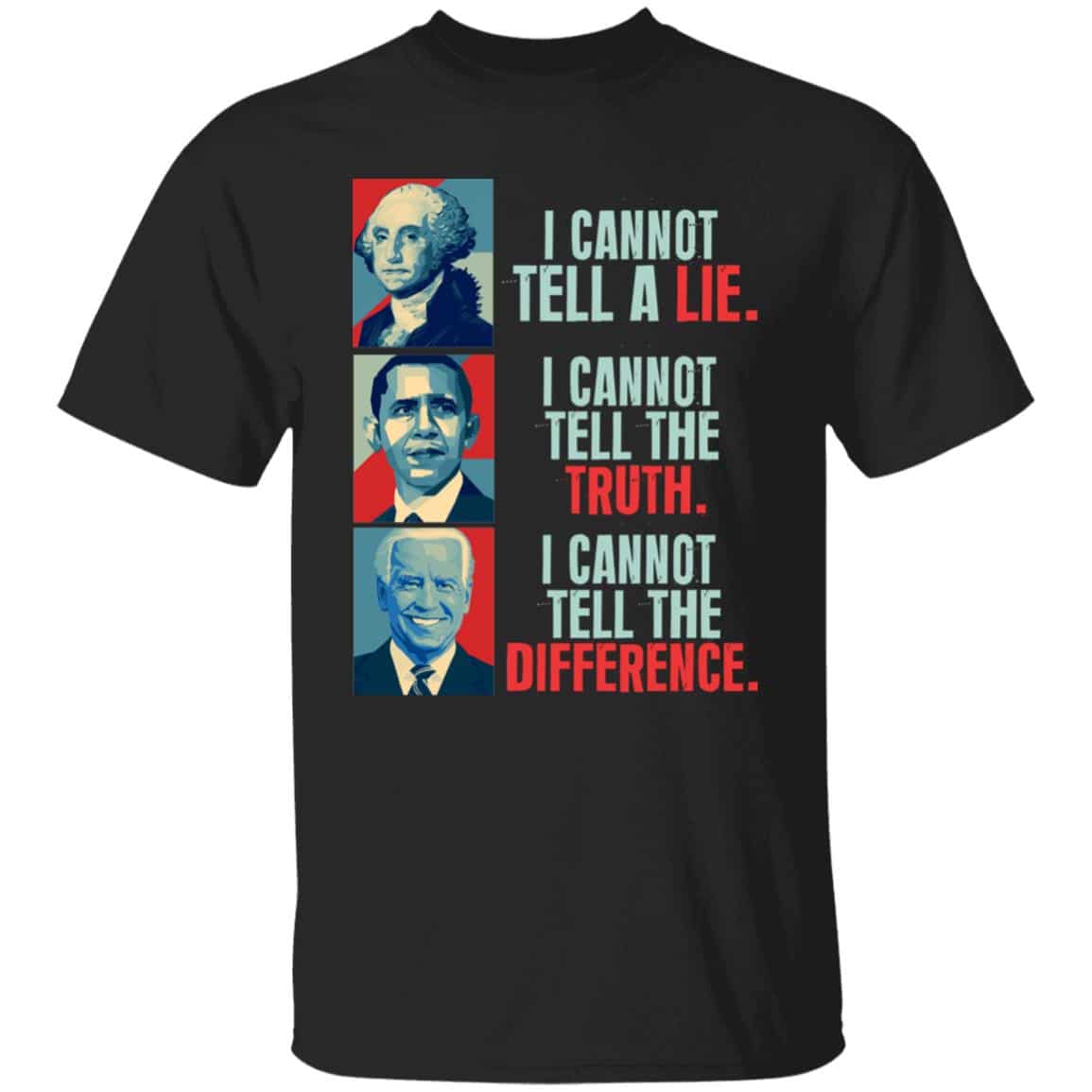 lie 1, Black, Unisex T-Shirt