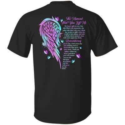 left 1, Black, Unisex T-Shirt