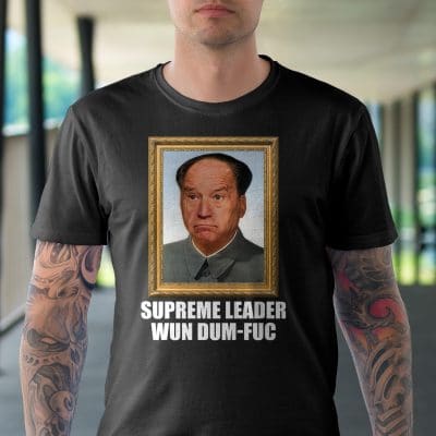 Alternative view of Supreme Leader Wun Dum -Fuc Funny Biden T-Shirt