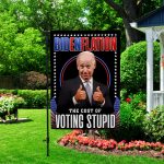 1Th. Bidenflation (30x40) Garden Flag Mockup 2