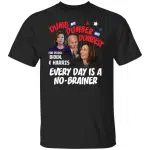 Dumb And Dumber And Dumbest Biden, Black, Unisex T-Shirt