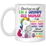 unicorn mug, White, 11 oz. White Mug