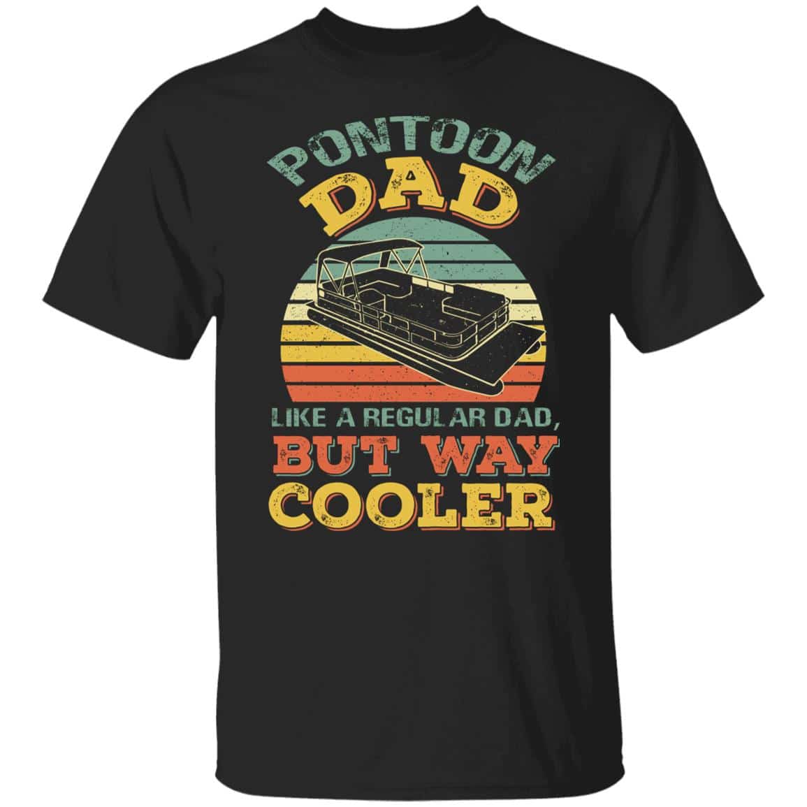 2Th. Pontoon Dad, Black, Unisex T-Shirt
