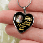 I Belong To Jesus Always On My Minds Forever In My Heart Heart Necklace - Bangle - Birthday Gift Jewelry