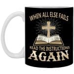 fails mug, Black, 11 oz. White Mug