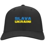 Slava Ukraini Hat, Black, Twill Cap Slava Ukraini Hat, Black, Twill Cap
