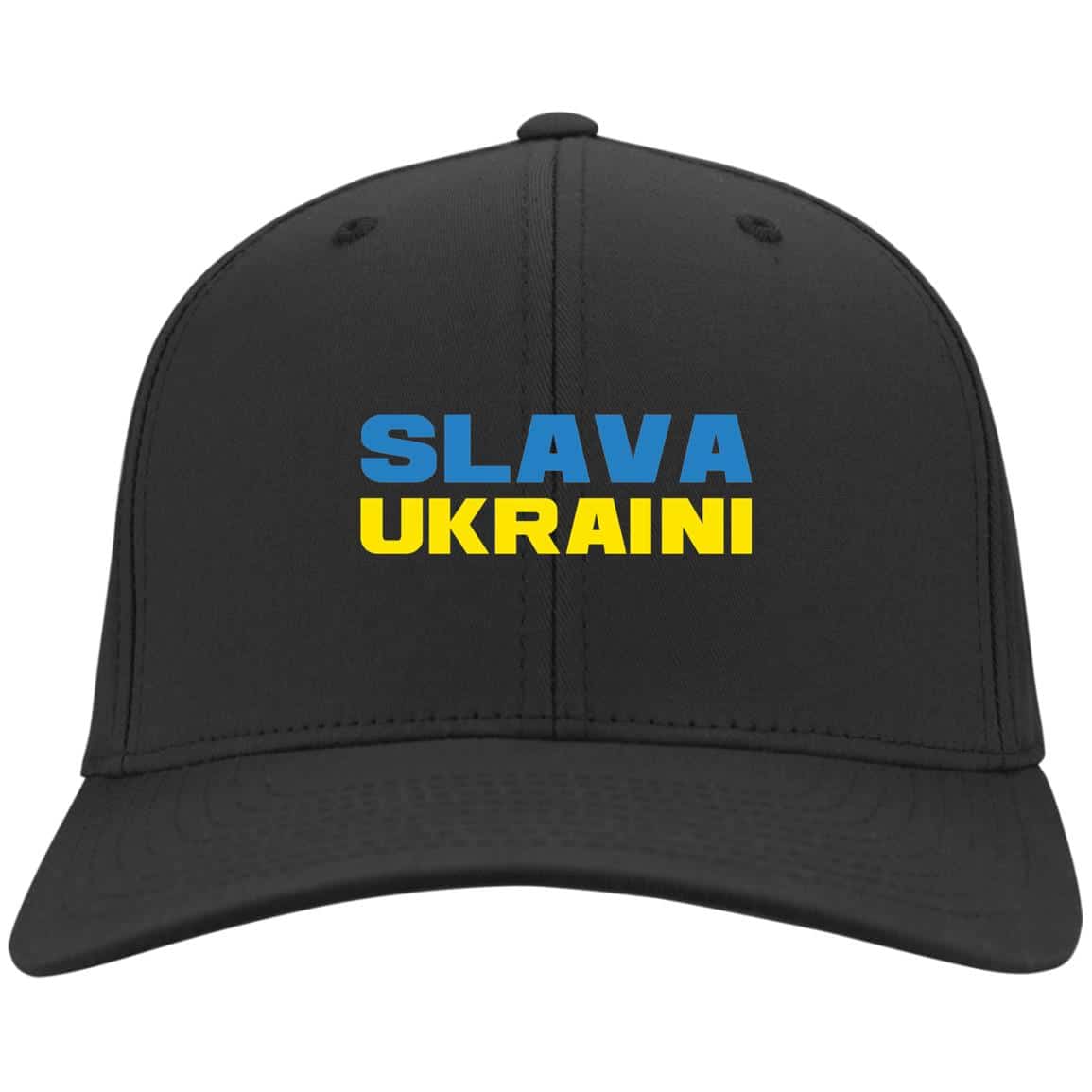 Slava Ukraini Hat, Black, Twill Cap Slava Ukraini Hat, Black, Twill Cap