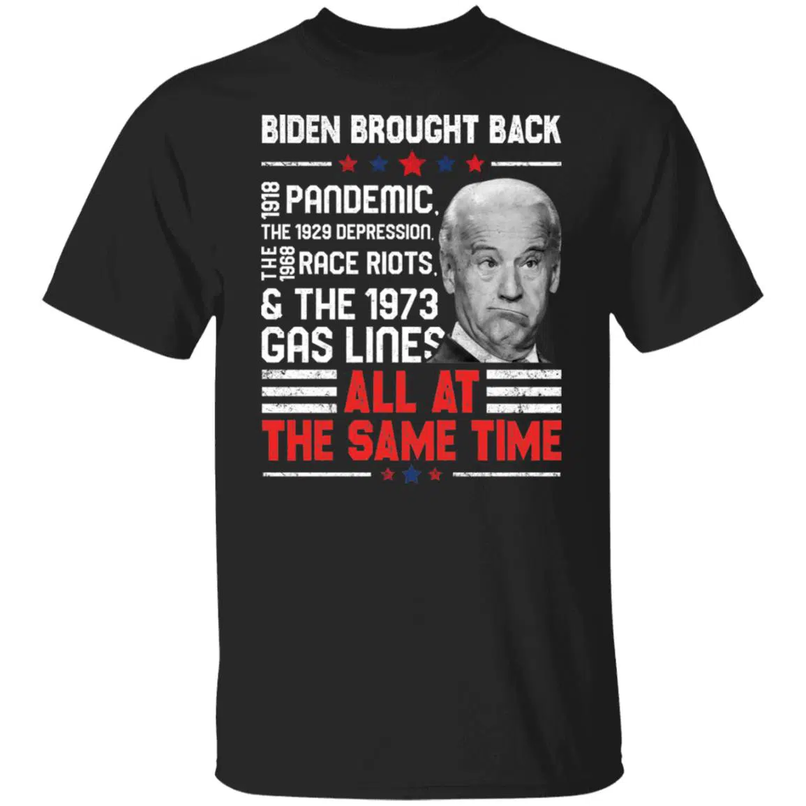 biden 3, Black, Unisex T-Shirt