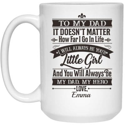 15 oz. White Mug