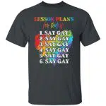 1Th. Say Gay 1, Dark Heather, Unisex T-Shirt