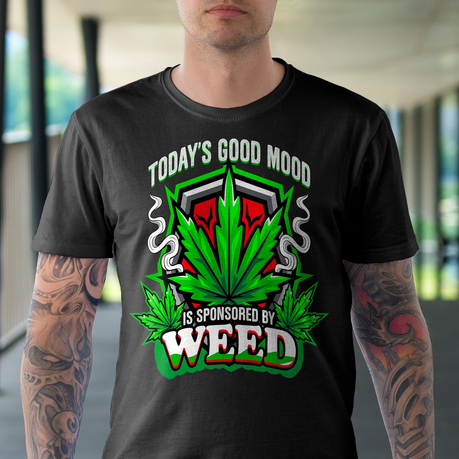 6VT. Sponsored By Weed shirt mk1