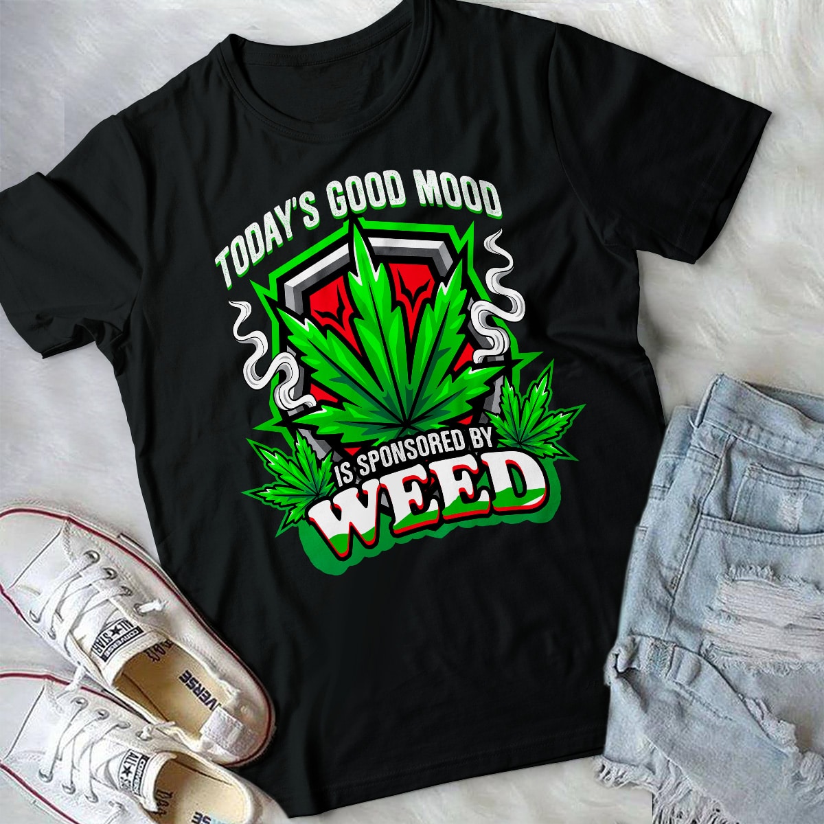 6VT. Sponsored By Weed shirt mk2