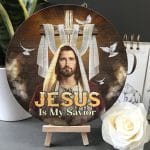 1. Jesus Is My Savior Door Sign (3) Door Sign Mockup 5