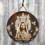 1. Jesus Is My Savior Door Sign (3) Door Sign Mockup 8