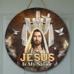 1. Jesus Is My Savior Door Sign (3) Door Sign Mockup 9