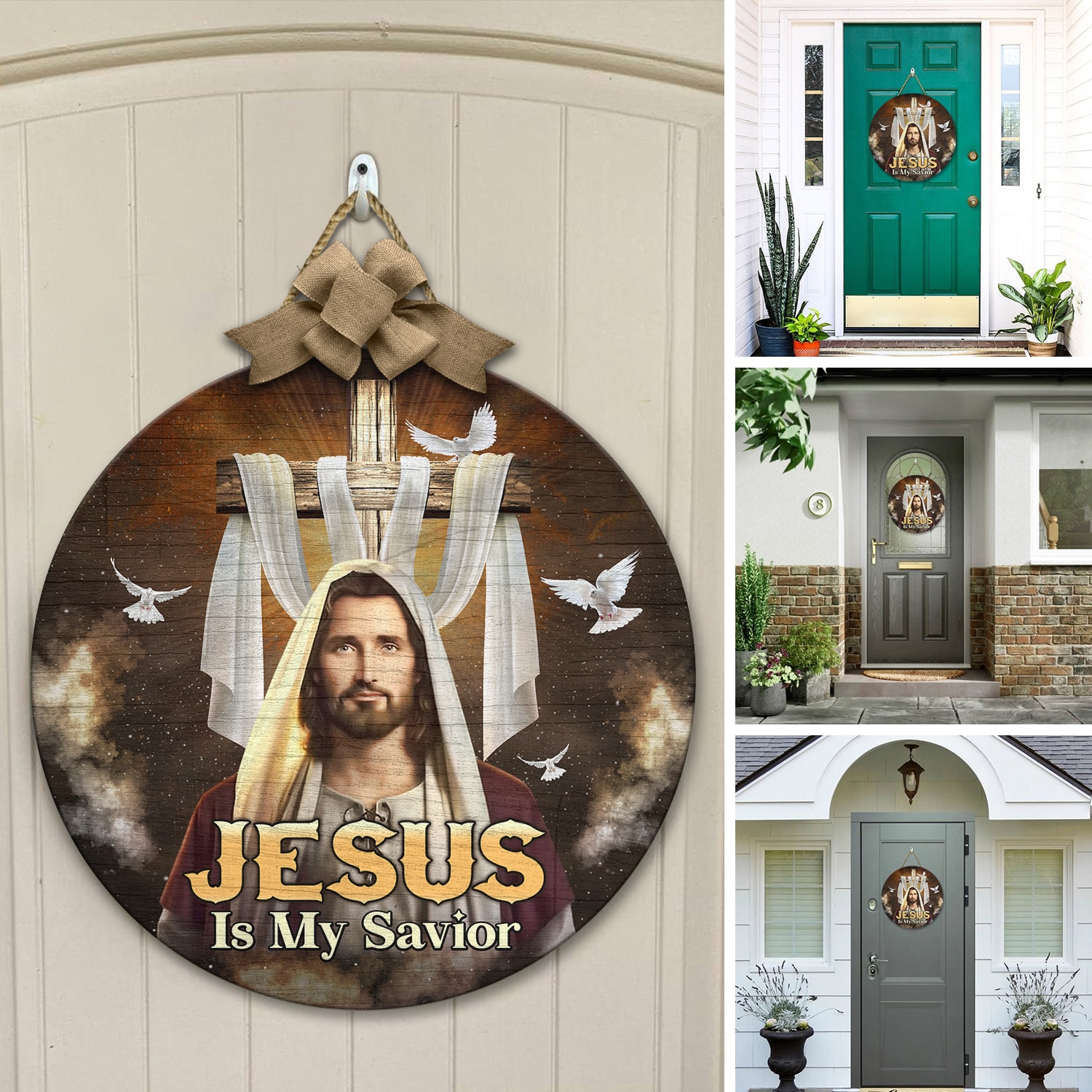 1. Jesus Is My Savior Door Sign (3) Door Sign Mockup 12