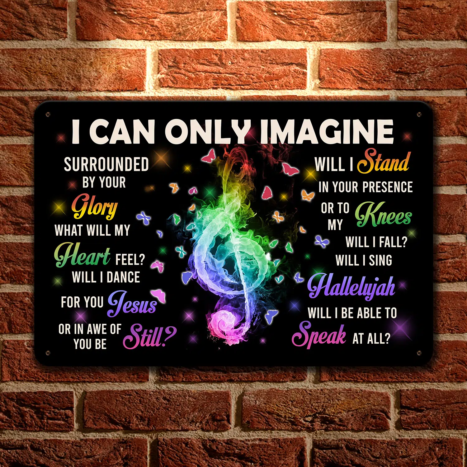 7. I Can Only Image (8) Metal Sign Mockup 1
