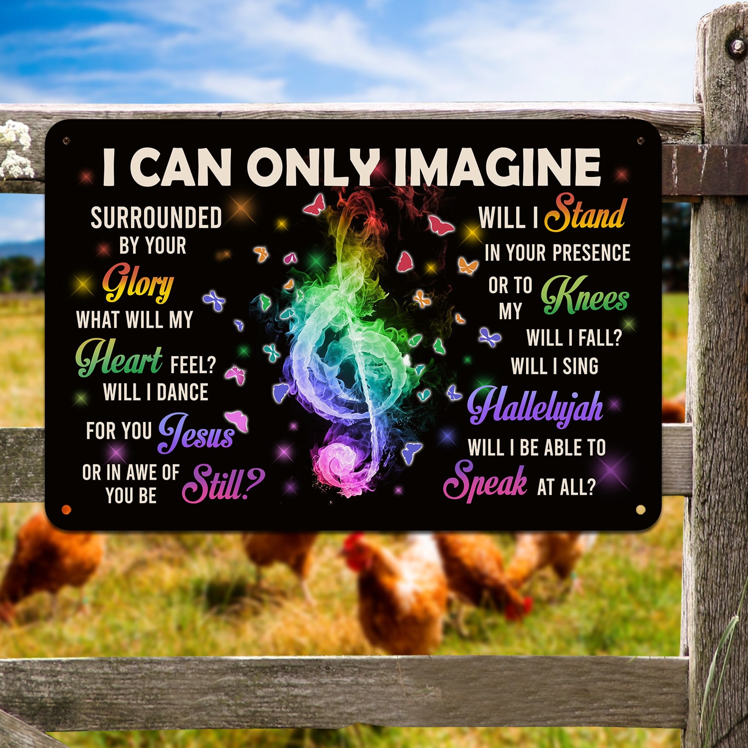 7. I Can Only Image (8) Metal Sign Mockup 5