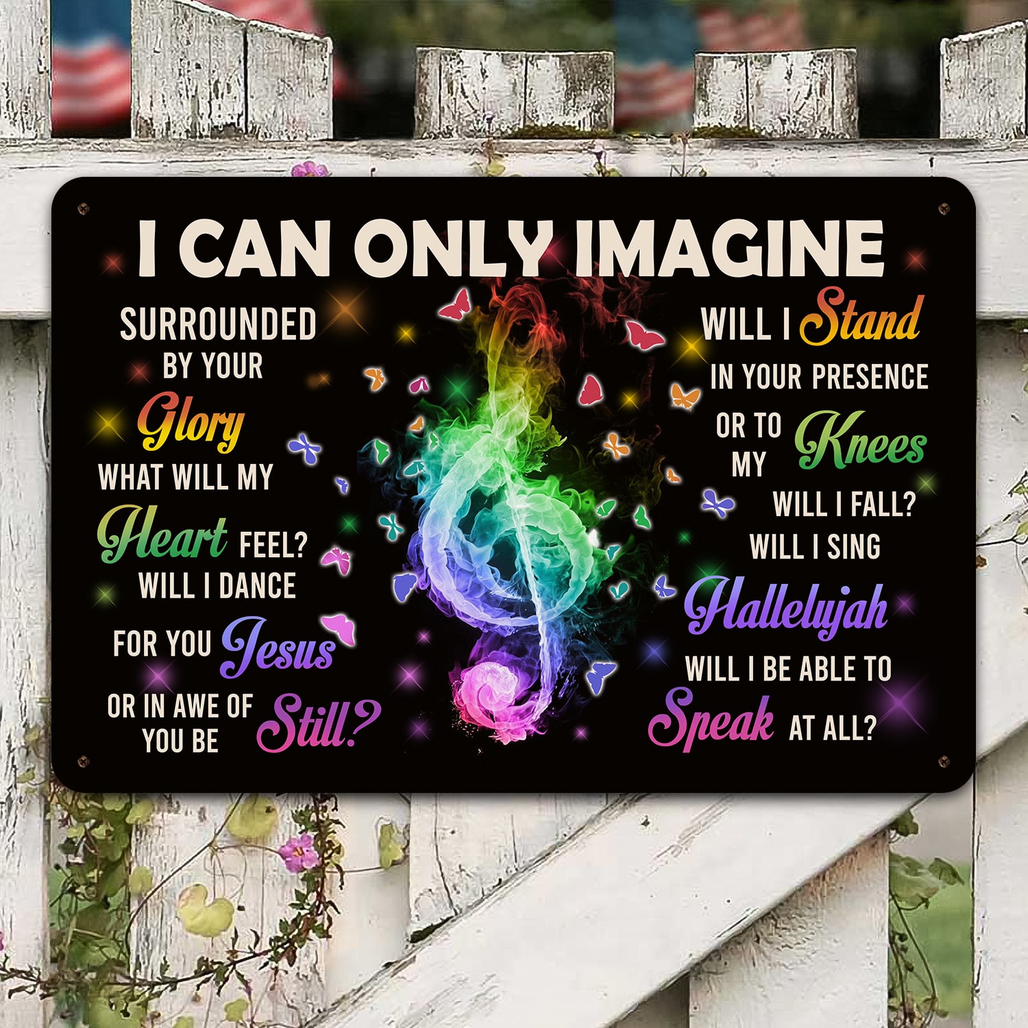 7. I Can Only Image (8) Metal Sign Mockup 8
