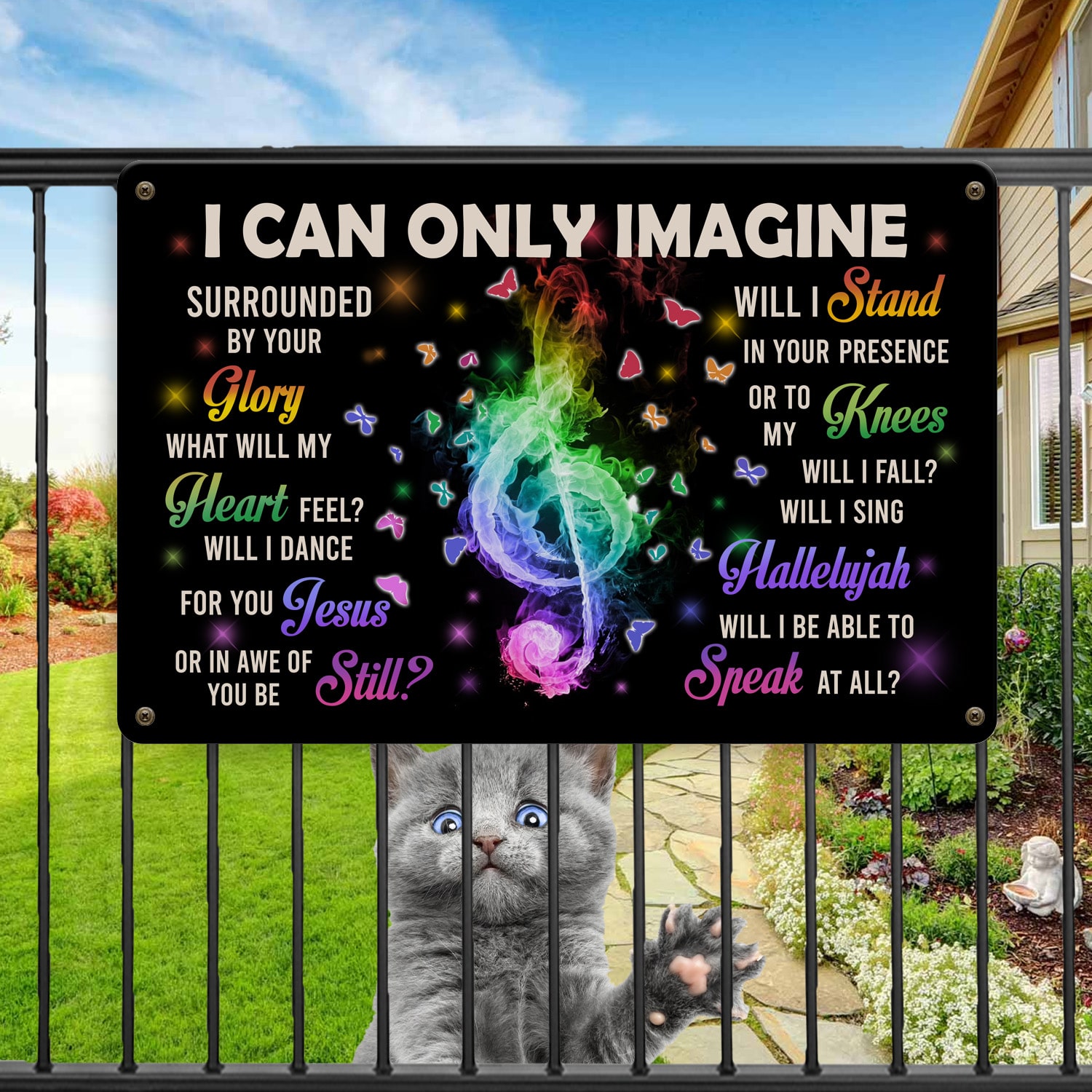 7. I Can Only Image (8) Metal Sign Mockup 11