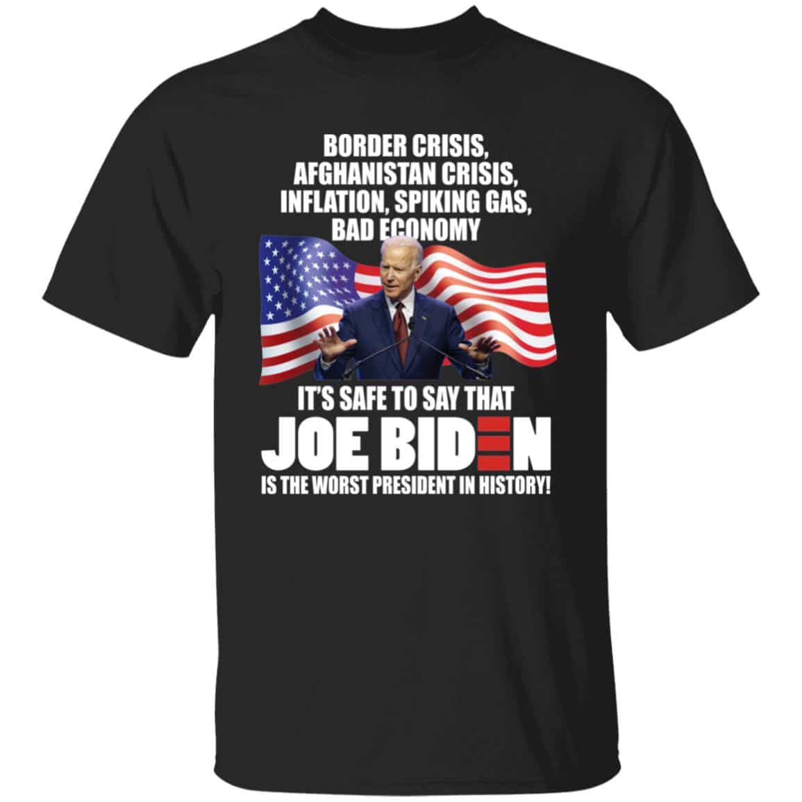 2O. Border Crisis 1, Black, Unisex T-Shirt