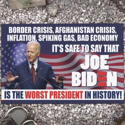 Border Crisis Afghanistan Crisis Inflation Joe Biden Is the Worst President In History Anti Biden Entrance Decorative Doormat