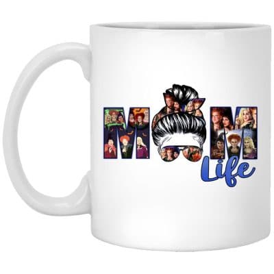 12. Mom Life Hocus (2) mug, White, 11 oz. White Mug
