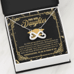 For Our Daughter Our Little Girl Has Grown Up Too Fast And Another Milestone Infinity Heart Pendant Necklace