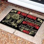 2VT. In This House We Love Freedom Doormat Mockup 10