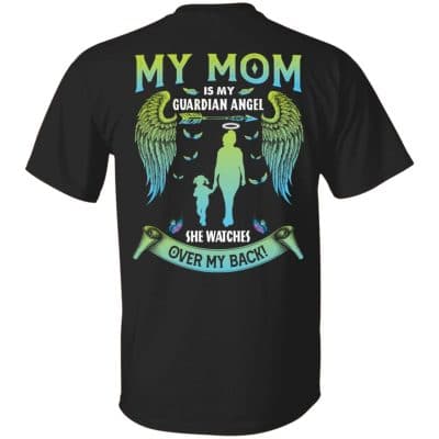 2O. Guardian Angel (Mom & Daughter) 1, Black, Unisex T-Shirt