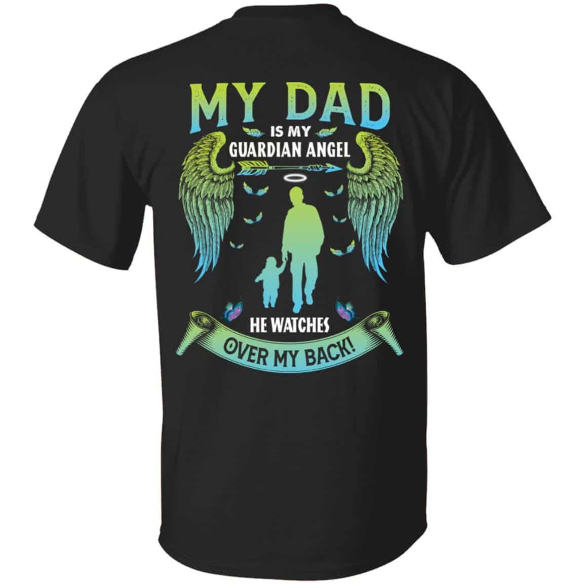 2O. Guardian Angel (dad & son ) 1, Black, Unisex T-Shirt
