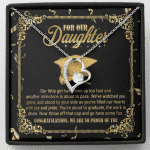For Our Daughter Our Little Girl Has Grown Up Too Fast And Another Milestone Forever Love Heart Pendant Necklace - Forever Love Necklace (14K White Gold) For Our Daughter Our Little Girl Has Grown Up Too Fast And Another Milestone Forever Love Heart Pendant Necklace - Forever Love Necklace (14K White Gold)