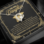 For Our Daughter Our Little Girl Has Grown Up Too Fast And Another Milestone Forever Love Heart Pendant Necklace For Our Daughter Our Little Girl Has Grown Up Too Fast And Another Milestone Forever Love Heart Pendant Necklace