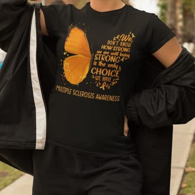 Alternative view of We Don't Know How Strong We Are Until Being Strong Breast Cancer Awareness T-Shirt - V-Neck Shirt